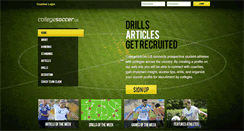 Desktop Screenshot of collegesoccer.us